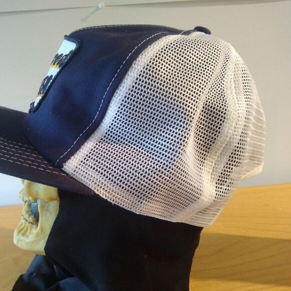 Vintage K Brand Merced FFA Future Farmers Patch Snap Back Trucker Hat - Picture 4 of 9